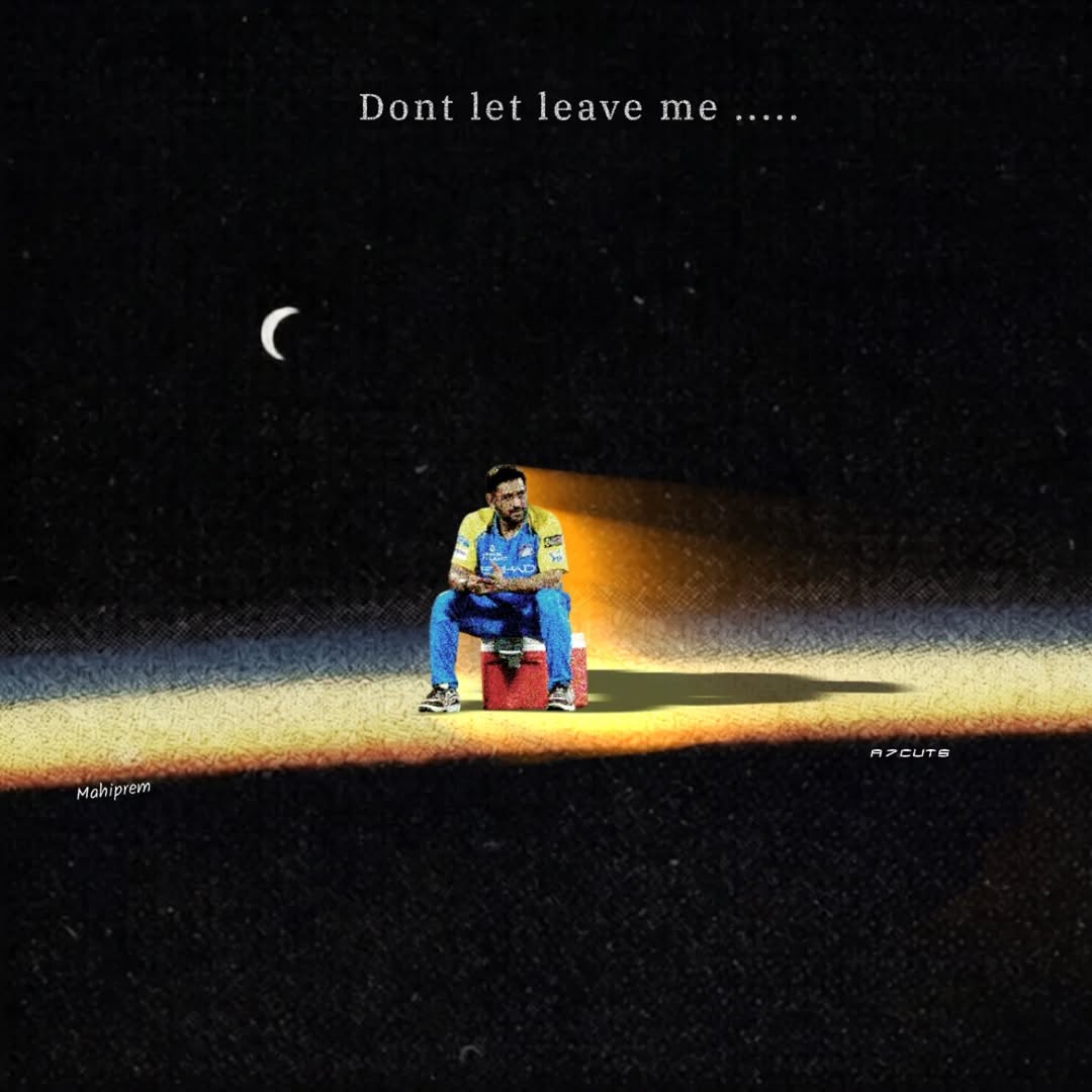 SirronOfficial's tweet photo. The thought that tomorrow might be the last time we see MS Dhoni play…
Honestly, I don’t know how I’ll deal with it 💔. https://t.co/RxU3Lks1nh