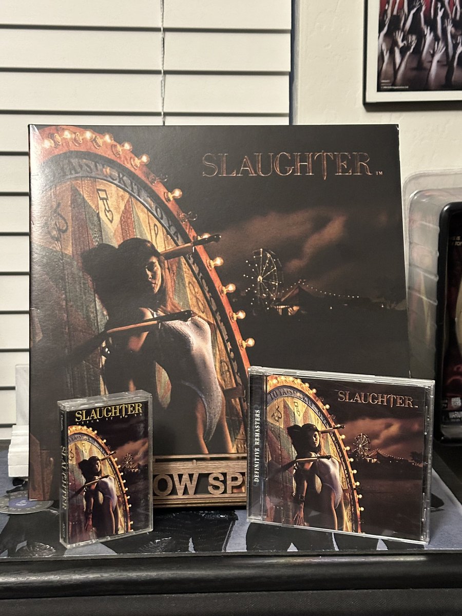 DennisWoods's tweet photo. Slaughter ~ Stick It To Ya (1990)

🎶 Pictures of you
Oh, they're still on my mind🎶

🤘🔥🤘🔥🤘 #nowplaying @markslaughter33 #vinyl #cassette #cd #trifecta https://t.co/6yUPj3EKYx