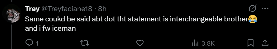 CasTag8596's tweet photo. @Treyfaciane18 @SlayzSlayer12 @dylannnnlol @clank30 @Kurrco BRO WE ARE TALKING ABOUT THIS, you said the statement " All the songs are either BY or about DRAKE "  WAS INTERCHANGEABLE, now how are songs 3 4 and 5 about kendrick why do you change the topic when you realise you are wrong instead of admitting it ??? 😭😭 https://t.co/ixv1LCvlux