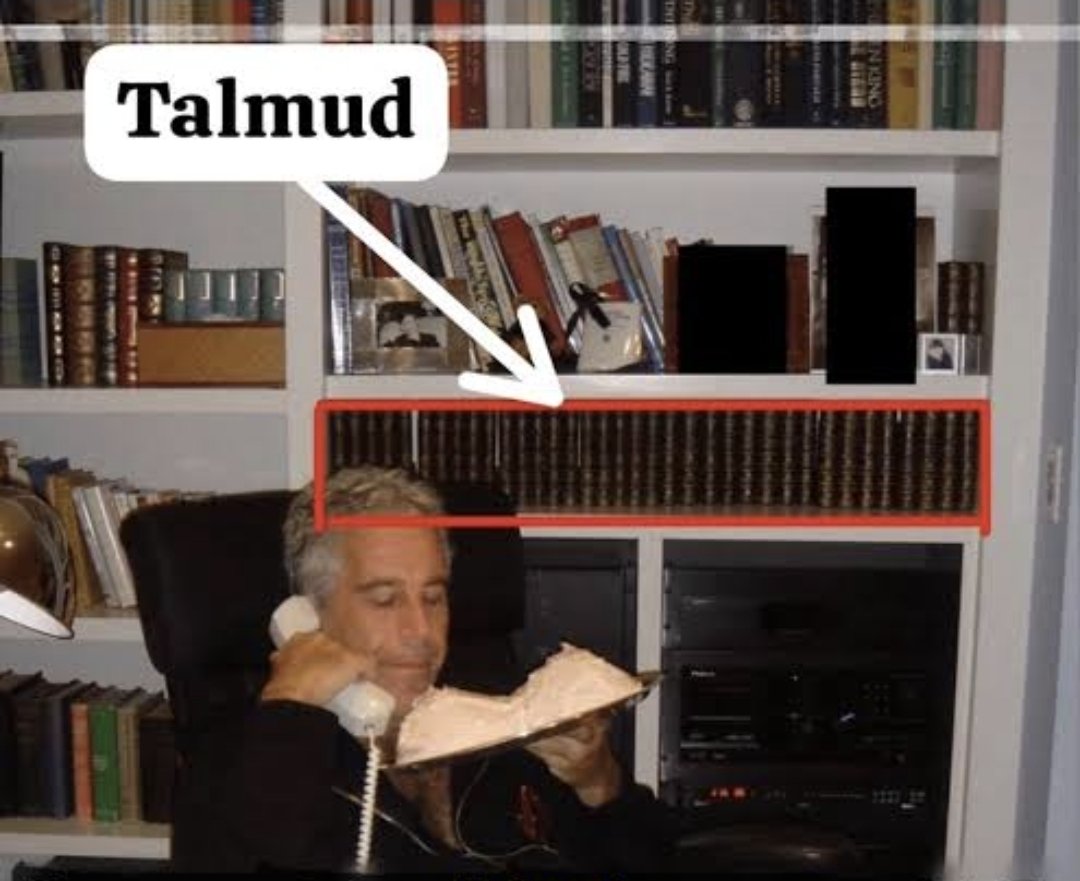 Nicolas40319092's tweet photo. @NeoPxL7 @snaggingtripod @arthurrf11 Têm foto do Epstein com o Talmud atrás, nos emails de Epstein também mostram versos do Antigo Testamento (chamado Bíblia Hebraica ou Tanakh no judaísmo) que pregam a morte de crianças, a destruição de lares e a superioridade absoluta dos judeus sobre os não-judeus https://t.co/WRYpyuGjf3