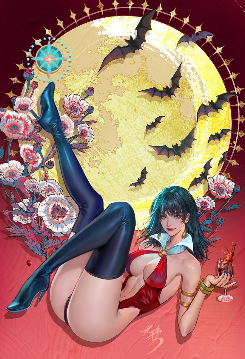 「My Virgin Exclusive Variant for issue #1」|Fan yang AKA jiuge Wondercon _A57のイラスト