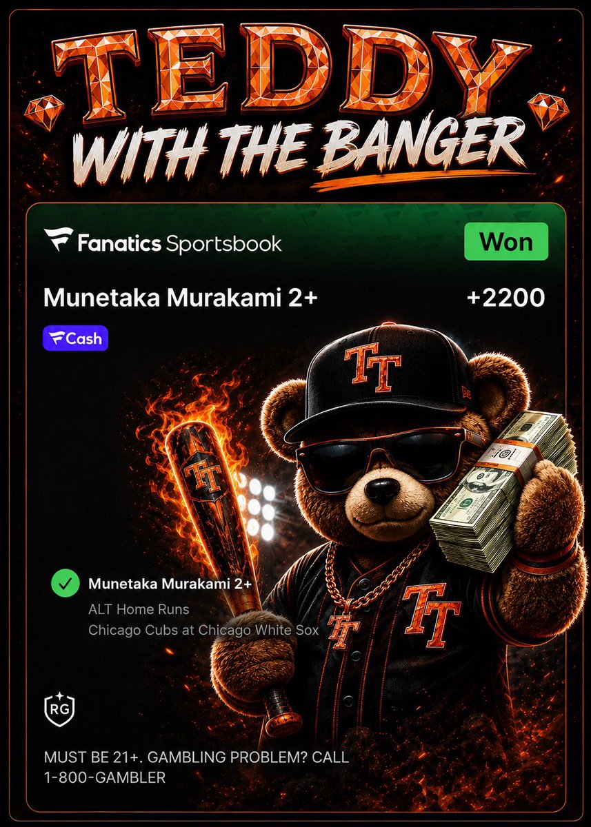 teddy triples tweet media
