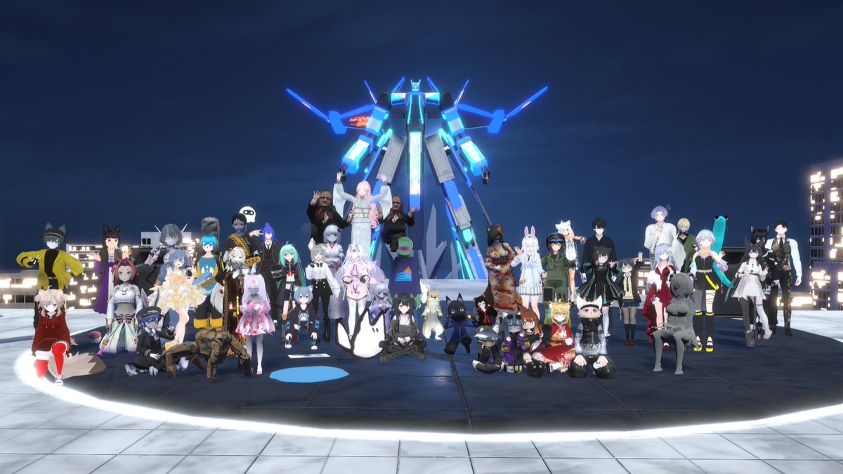 kotoko_VRChat's tweet photo. Thank you so much for coming to watch the collaboration show between VRJapanTours and Hibu today!
We hope you enjoyed the thrilling VR-exclusive flight experience and the dances performed in a unique atmosphere unlike our usual stage.
It would make us very happy if you were able to feel the excitement and immersion that only VR can offer.
We look forward to seeing you again at our next dance show!

#VRJapanTours
#VRAF #DFCE_飛舞