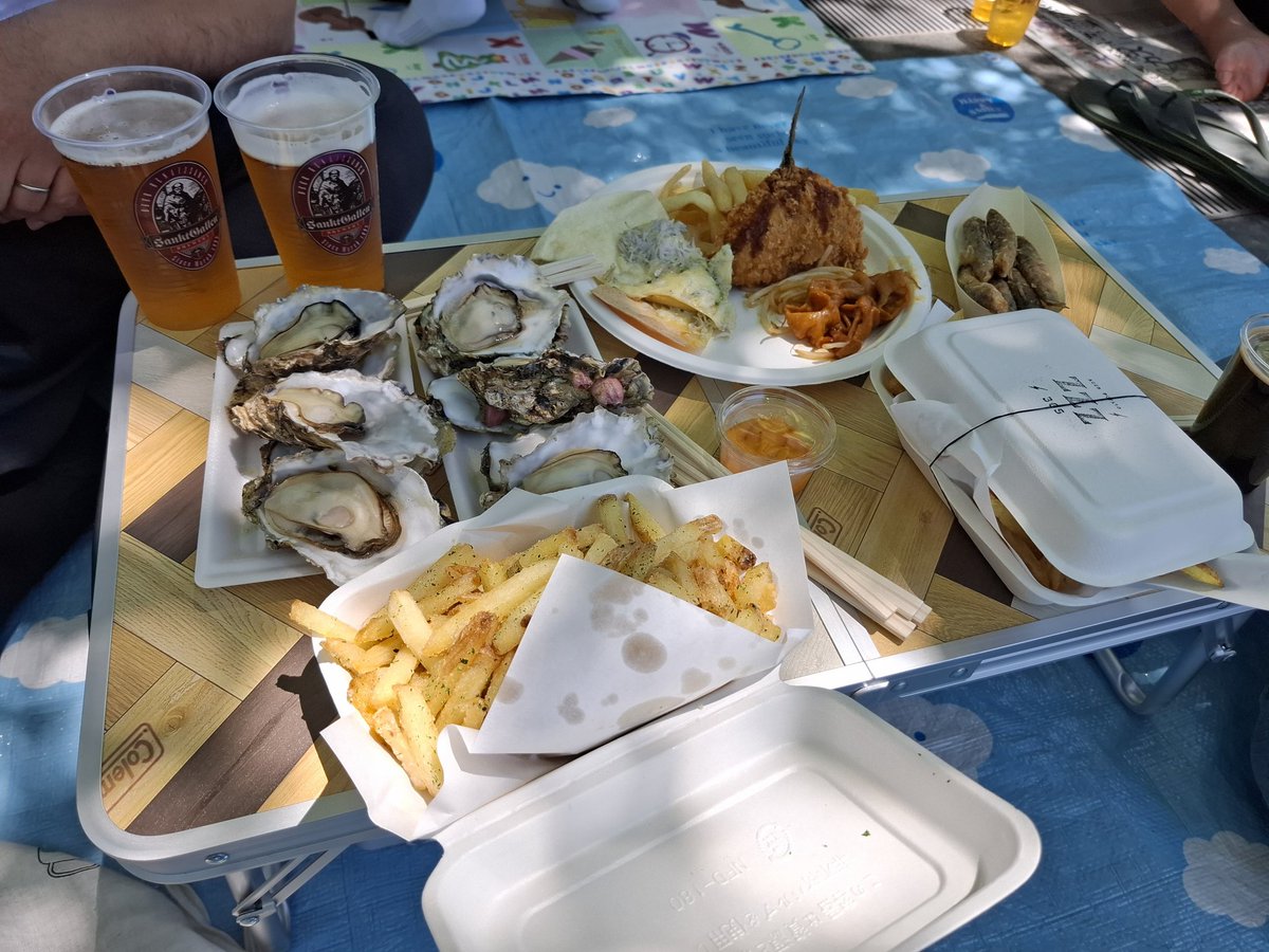 yfukky's tweet photo. けやきビールまつり来たぜ。zzz365のポテトウマー。さすが二連覇してるだけのことはあるな https://t.co/VBmYQ86VUb