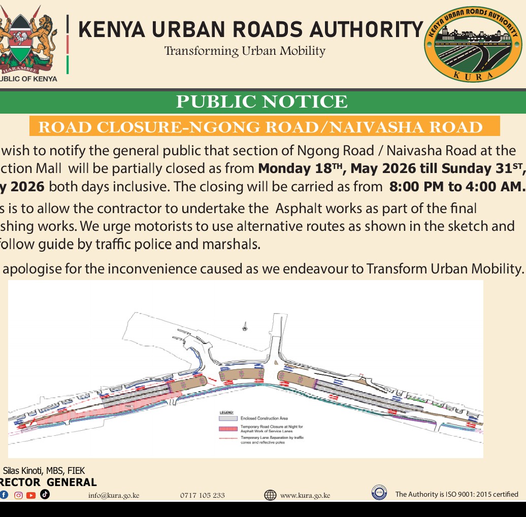 Kenya Urban Roads Authority (KURA) tweet media