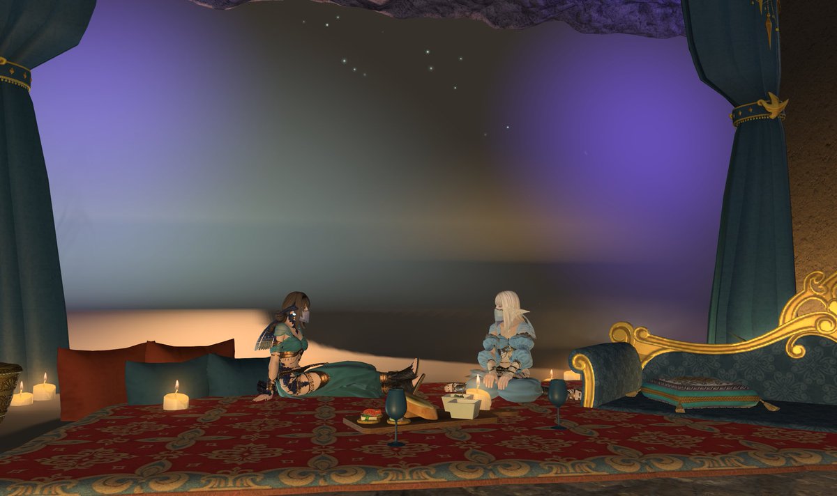 EIL_ff14's tweet photo. 実際にお部屋でみたくて訪問させていただきました！ほんとに砂漠が目の前に😊
 ©SQUARE ENIX
#studioFw https://t.co/j5pCh8ZRDp