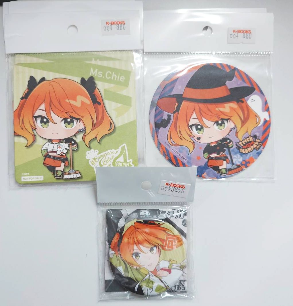 入荷情報】 #コンパス 戦闘摂理解析システム チーちゃんの缶バッジ