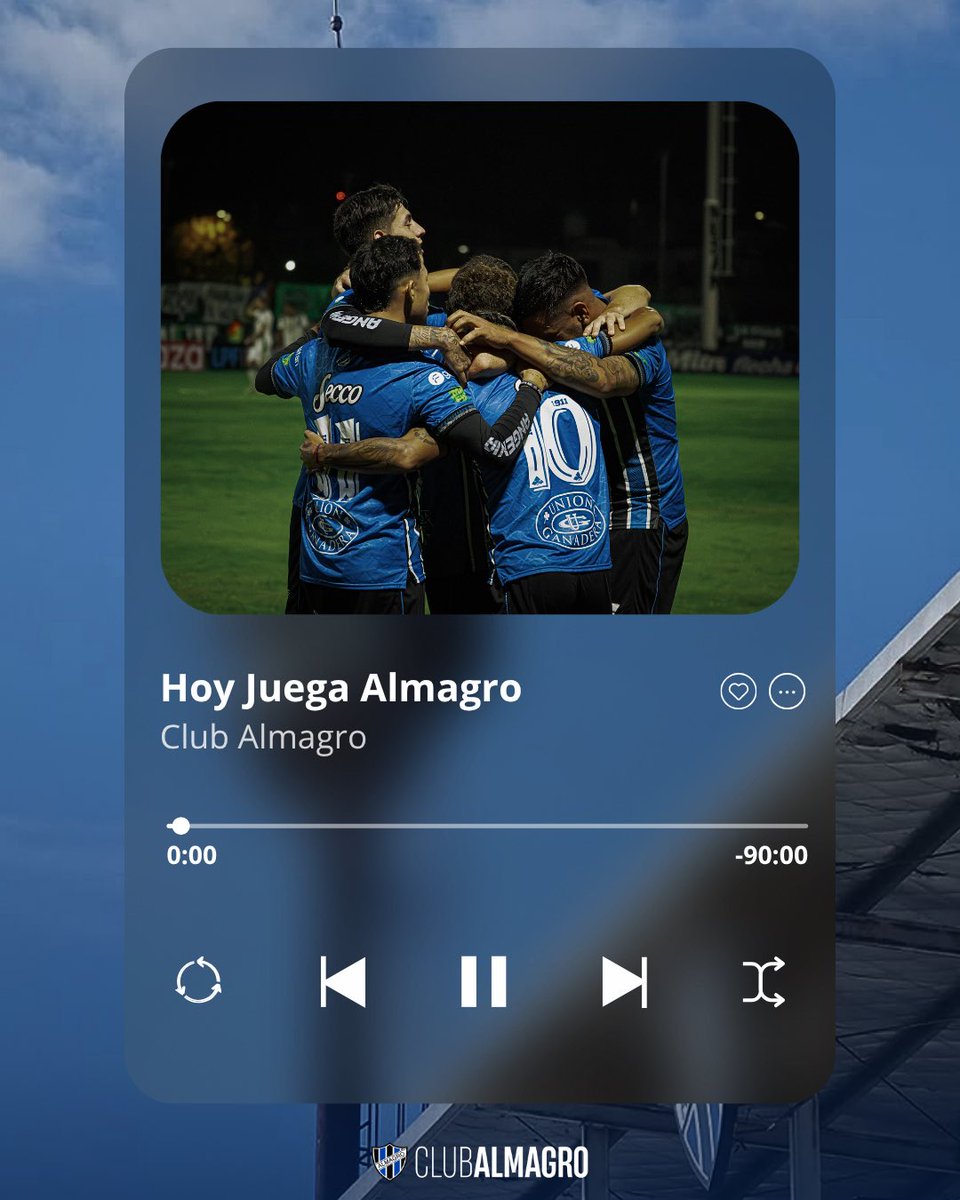 almagroficial's tweet photo. ¡Hoy juega Almagro! 💙🤍🖤 https://t.co/Tzj3c3wTFA