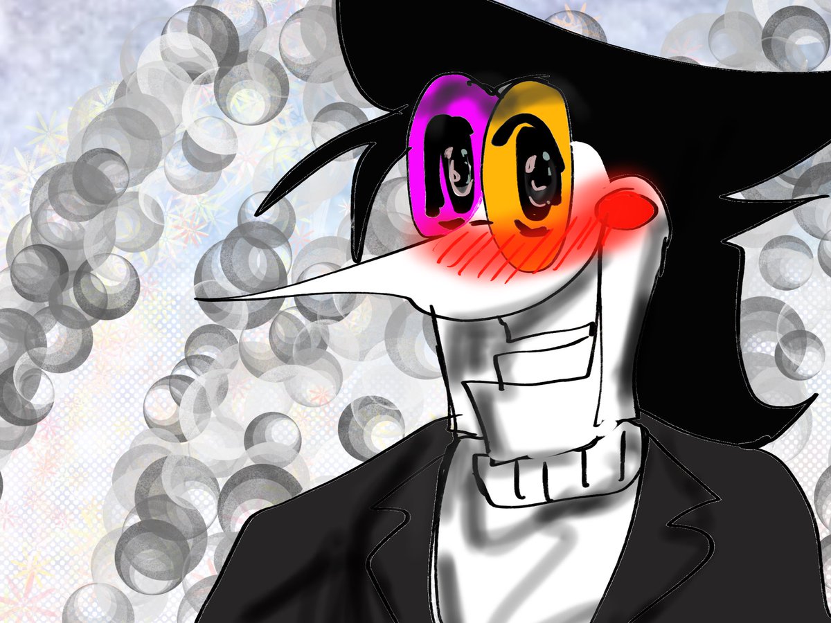 SPAMTONGSPhx's tweet photo. FIRST DRAWING EVER!! #spamton
#deltarune https://t.co/0gGMwOmlWw
