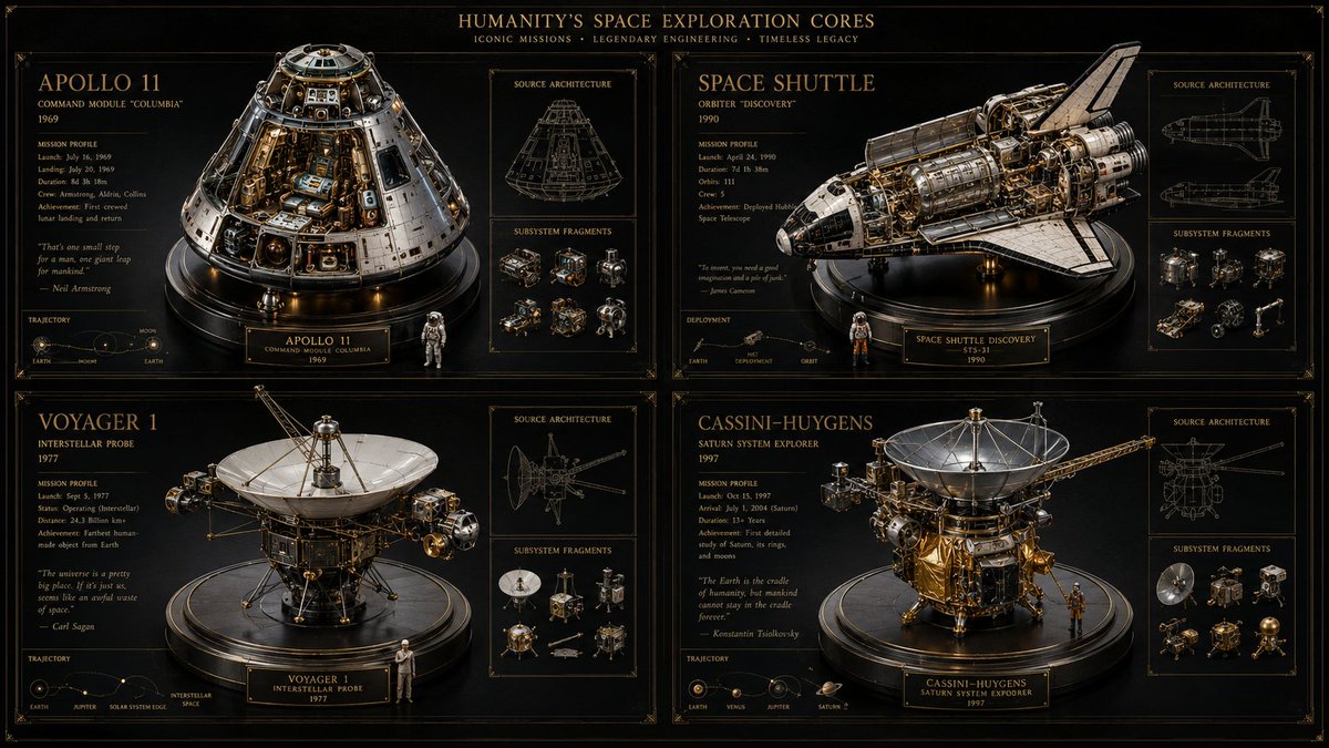 Space Mission Technical Artifacts