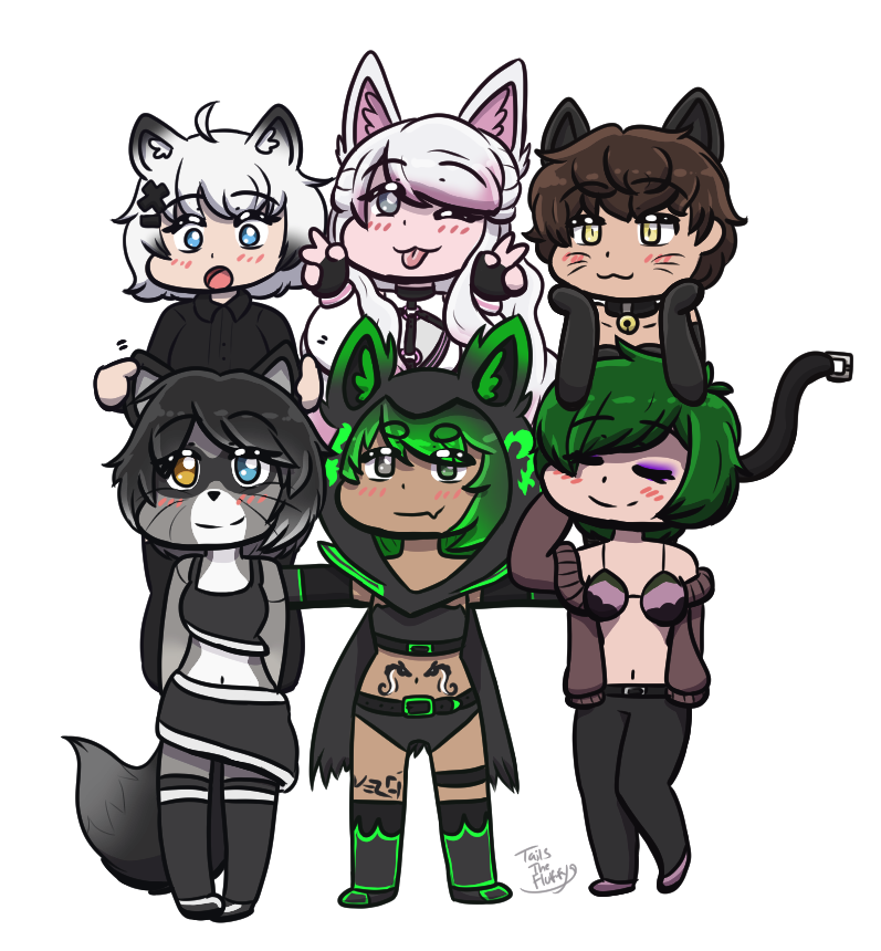 SummerBytes's tweet photo. There was a wonderful person who got myself and a few friends commissioned chibi's forever ago. Still love them to this day!

artist: @TailsTheFluffy 
#SummerART https://t.co/tiaZriSr7c