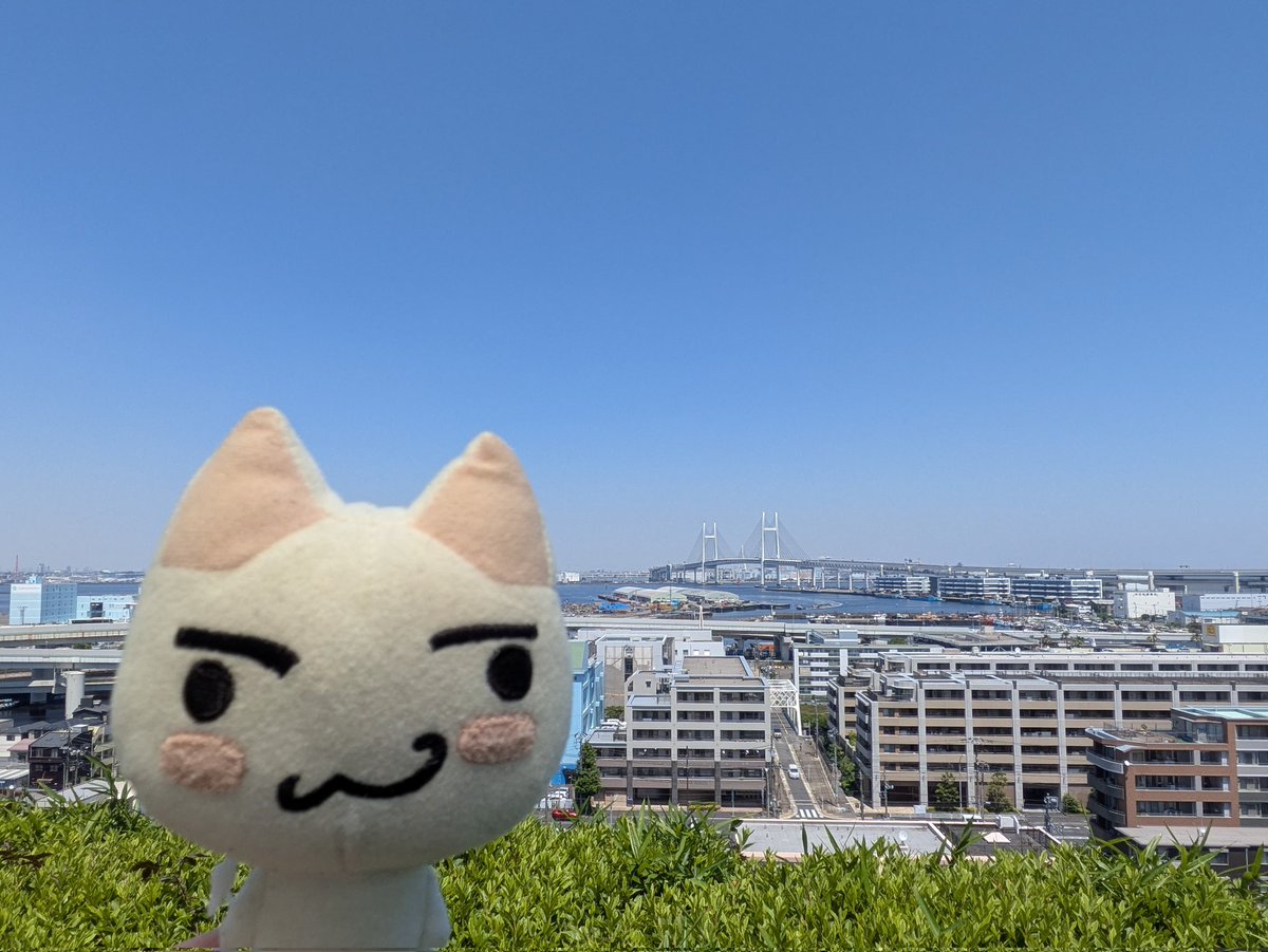 港の見える丘公園 #ぬい撮り #ぬいどり #どこでもいっしょ #井上トロ 港の見える丘公園 #ぬい撮り #ぬいどり #どこでもいっしょ #井上トロ