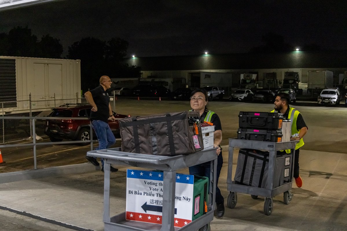 Harris County Elections Department tweet media