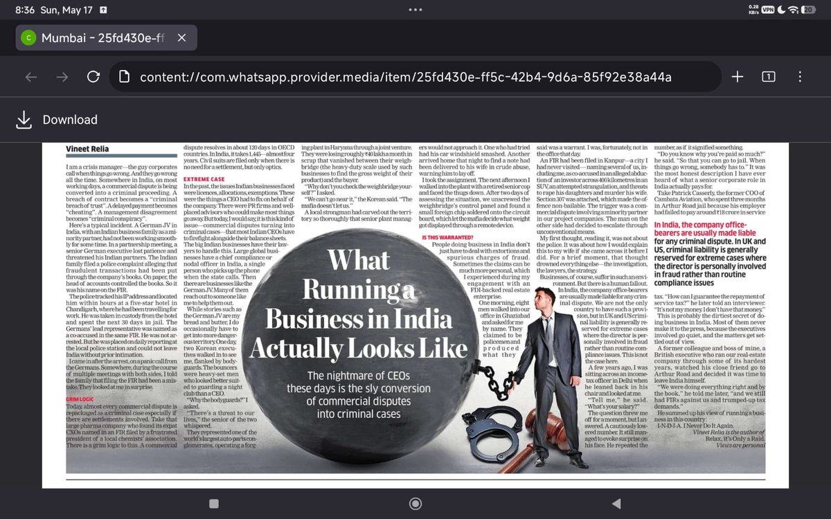 Mohandas Pai tweet media