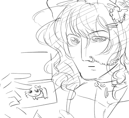 scaredspoon's tweet photo. wanted to do a warm up sketch of my gyaruo roblox character https://t.co/ebmctRqRFk