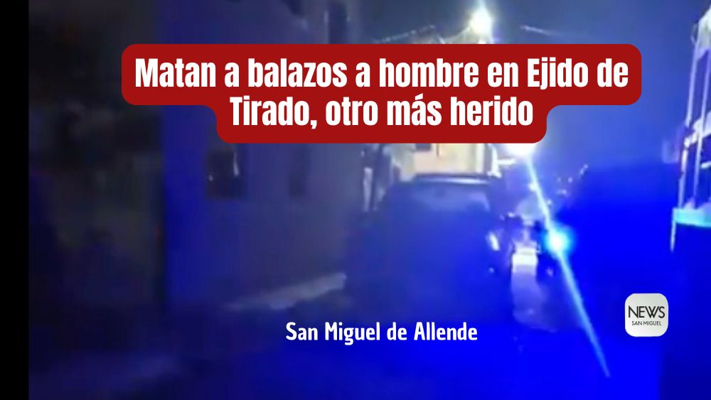 NewsSanmiguel's tweet photo. #SEGUNDO ASESINATO
🔵 En la calle de Nayarit, del Ejido de Tirado, en San Miguel de Allende un hombre de aprox. 30 años fue asesinado a balazos la tarde de este sábado 16 de mayo.
🔵 Otro más resultó lesionado y recibe atención médica.
#SANMIGUELDEALLENDE #ReporteSeguridad https://t.co/ak0H98dDvl