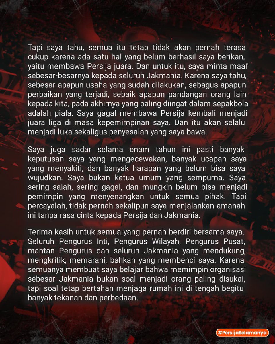 the Jakmania tweet media