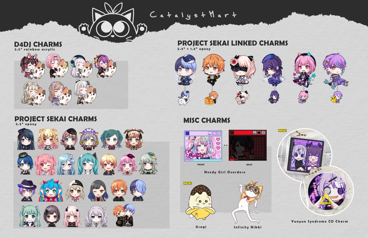 CataAristarkh's tweet photo. Anime North 2026 @ Table E10 catalogue
Your local niche fandom guy who does Bandori stuff.
Hope to see fellow rhythm game/anime band fans there!
#animenorth2026 https://t.co/1LS2vqFqyz