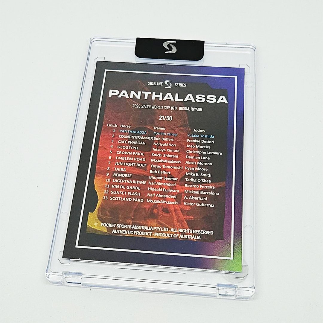 GraphicSterling's tweet photo. Next Friday, May 22 at 19:00

Panthalassa 2 variant cards, Base x 50 + Holofoil x 50

Big races, bigger cards! A must for any personal collection! #sidelineseries