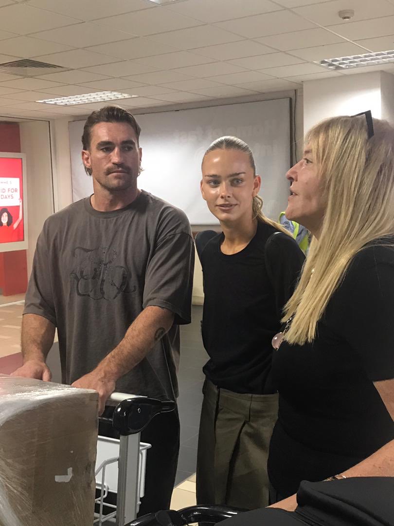 ZacBailey14's tweet photo. JUST IN - Connor Watson &amp; his partner Kiana have arrived in Port Moresby alongside PNG Chiefs CEO Lorna McPherson ahead of his tour of the team’s resort &amp; stadium.

@9NewsSyd @NRLonNine #9News https://t.co/xAiI1hFXF2