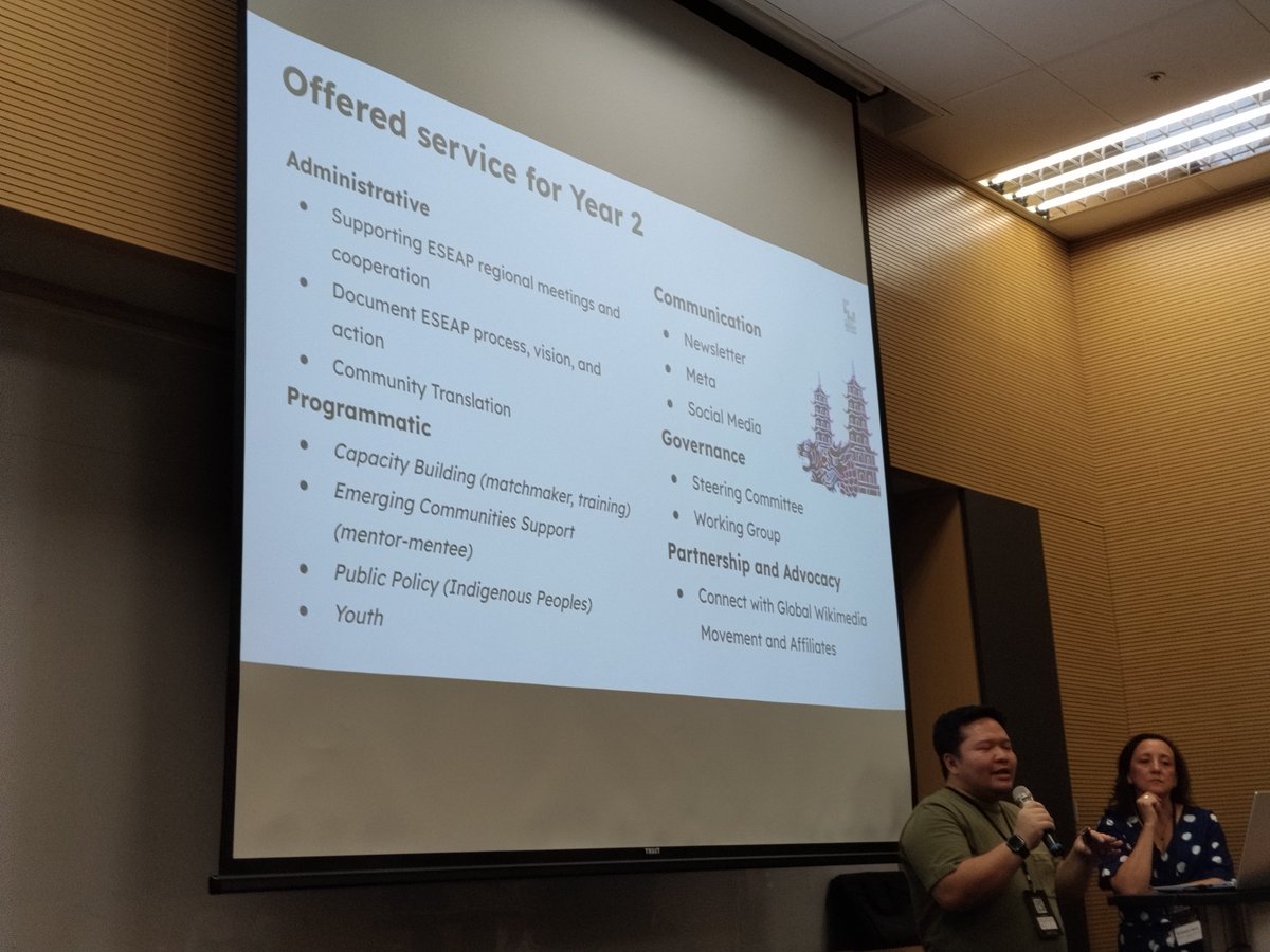 WikimediansJPUG's tweet photo. ルーム2はFuture of ESEAP Hub: Year 2 Onwardsが行われています。ESEAPは急速に立ち上げてきていますね
#ESEAPCon #ESEAP https://t.co/jwzGBG8UcQ