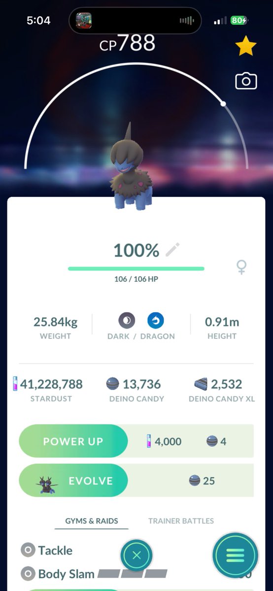Toniislg's tweet photo. 2,357,405 XP NO LUCKY EGG
1672 CATCHES
1643 DEINOS 
61 SHINYS 
1 HUNDO 💯 
&amp; cool Megaevolution Bonus 
#PokemonGo #PokemonGoApp #PokemonGoFriends https://t.co/454KcqpWw5