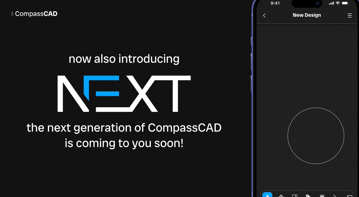 CompassCAD's tweet photo. In addition to that, we will also introduce the successor of the older CompassCAD, which is the CompassCAD NEXT project. https://t.co/0900vVuTbX