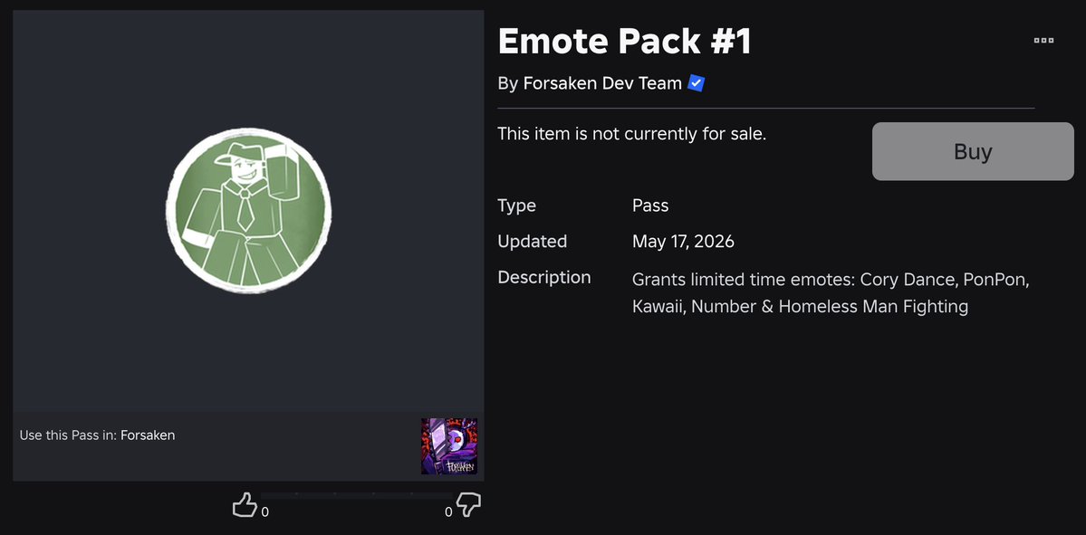 Forsaken News tweet media