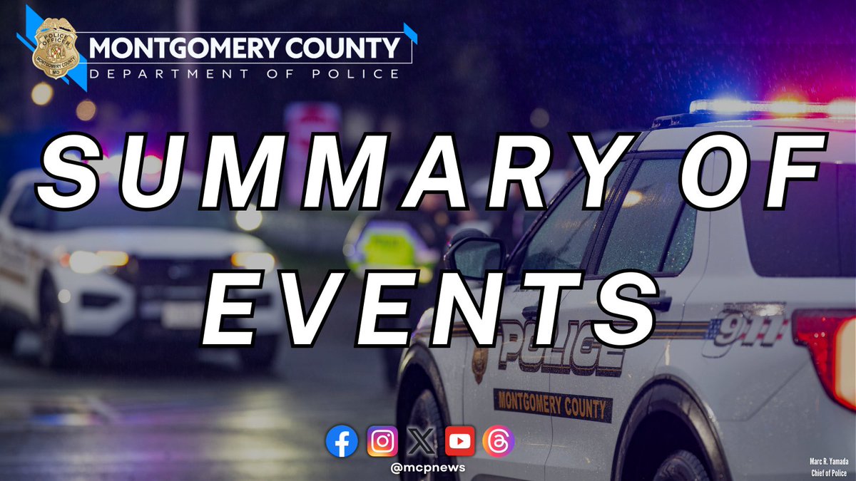 Montgomery County Department of Police tweet media