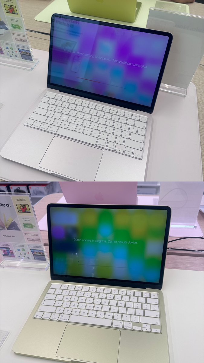 ClheoKim's tweet photo. Macbook neo 8/256 harga 10.750K yay or nay? https://t.co/QvJIilKx3W