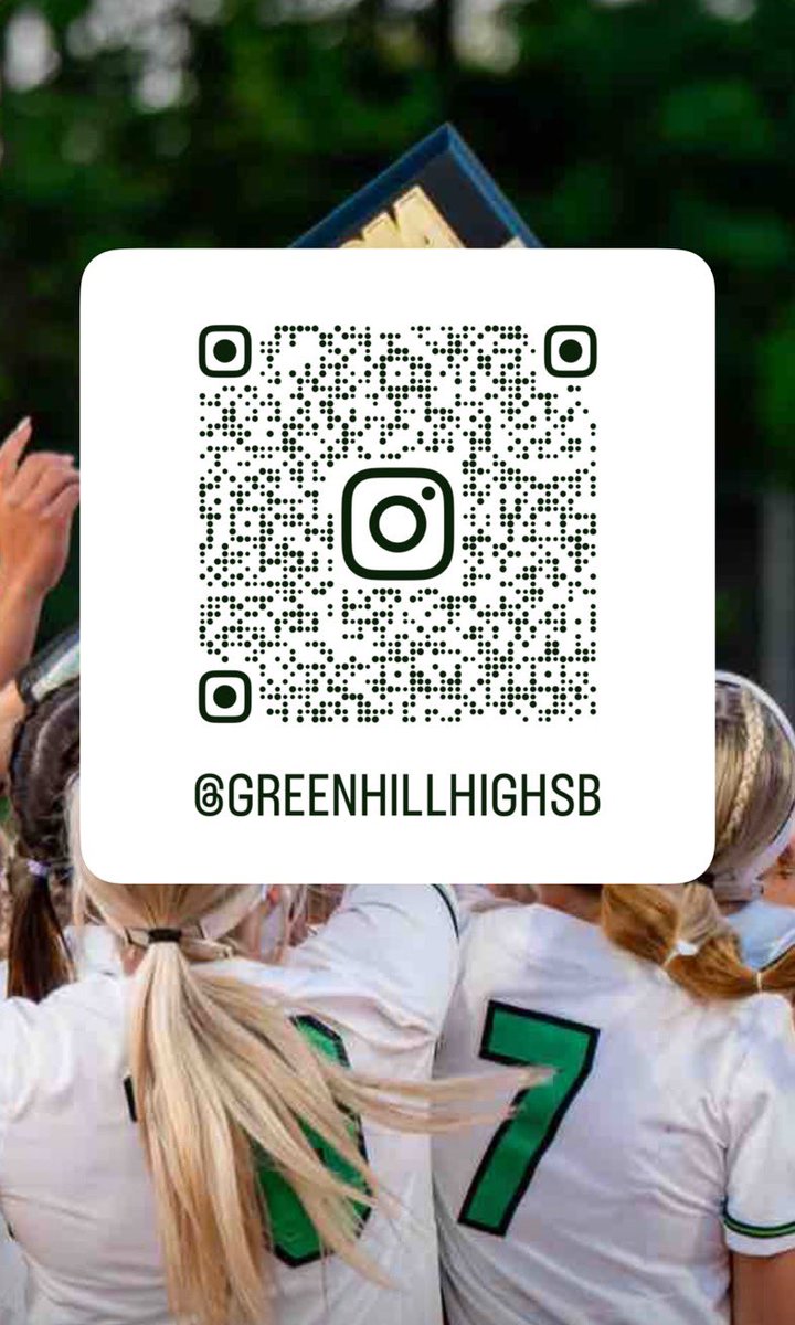 GreenHillHighSB's tweet photo. After six seasons, we’ve finally made the executive decision to create a Green Hill Softball Instagram! Follow along using the link below.

https://t.co/JVWolfqBFt https://t.co/lIEJJA8gW2