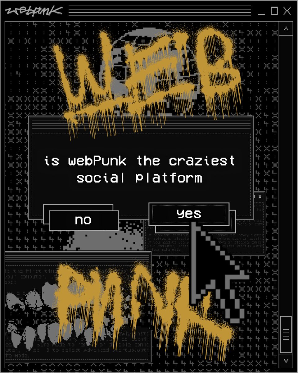 web_punk's tweet photo. webPunk is crazy
