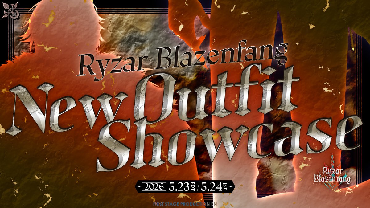 Ryzar Blazenfang 🌋🍖 FIRST STAGE PRODUCTION EN tweet media