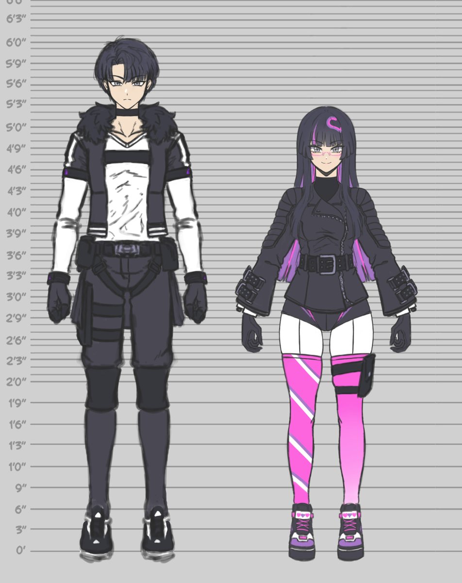 14S_DATA's tweet photo. The Barret twins, from left to right: Blamore Barret and Sable Barret. They are fraternal twins. #rwbyoc https://t.co/9IKR0ufzoz