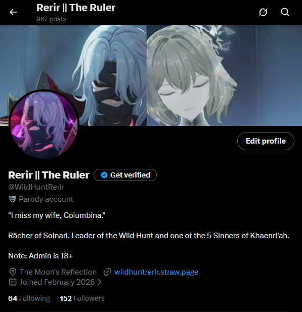 Rerir || The Ruler tweet media