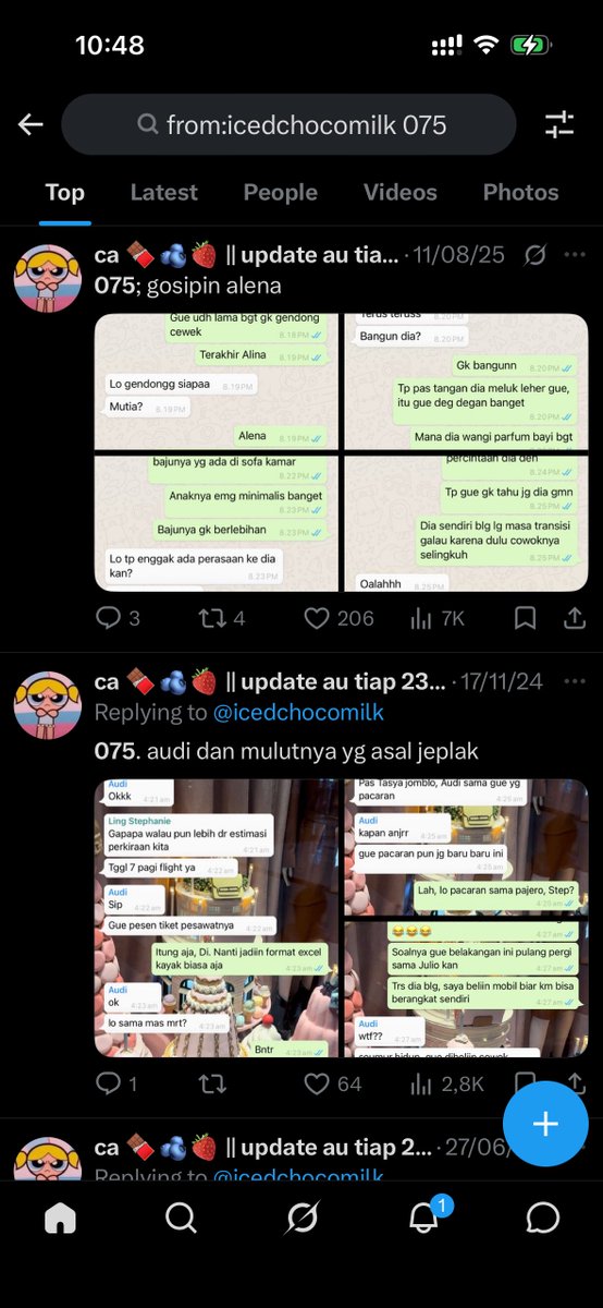 ca 🍫🫐🍓 || kalau aunya kepotong mention ak aja tweet media