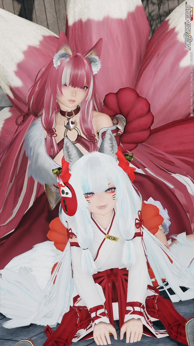 おじゃましまぁす(=ﾟωﾟ)ﾉ #とりにきた #PSO2NGS_SS #しろの散歩