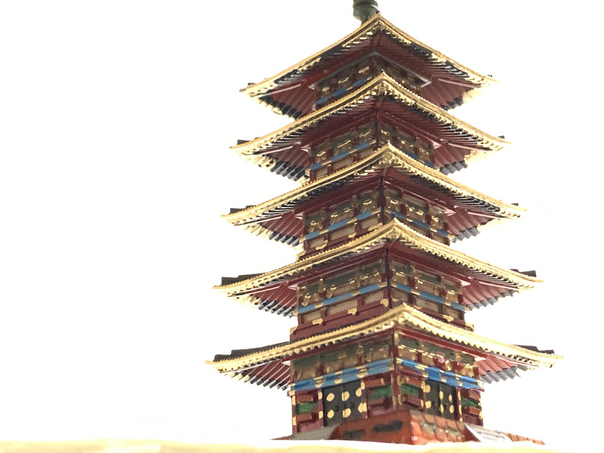 日光東照宮五重塔の完成 ＃日光東照宮 ＃模型