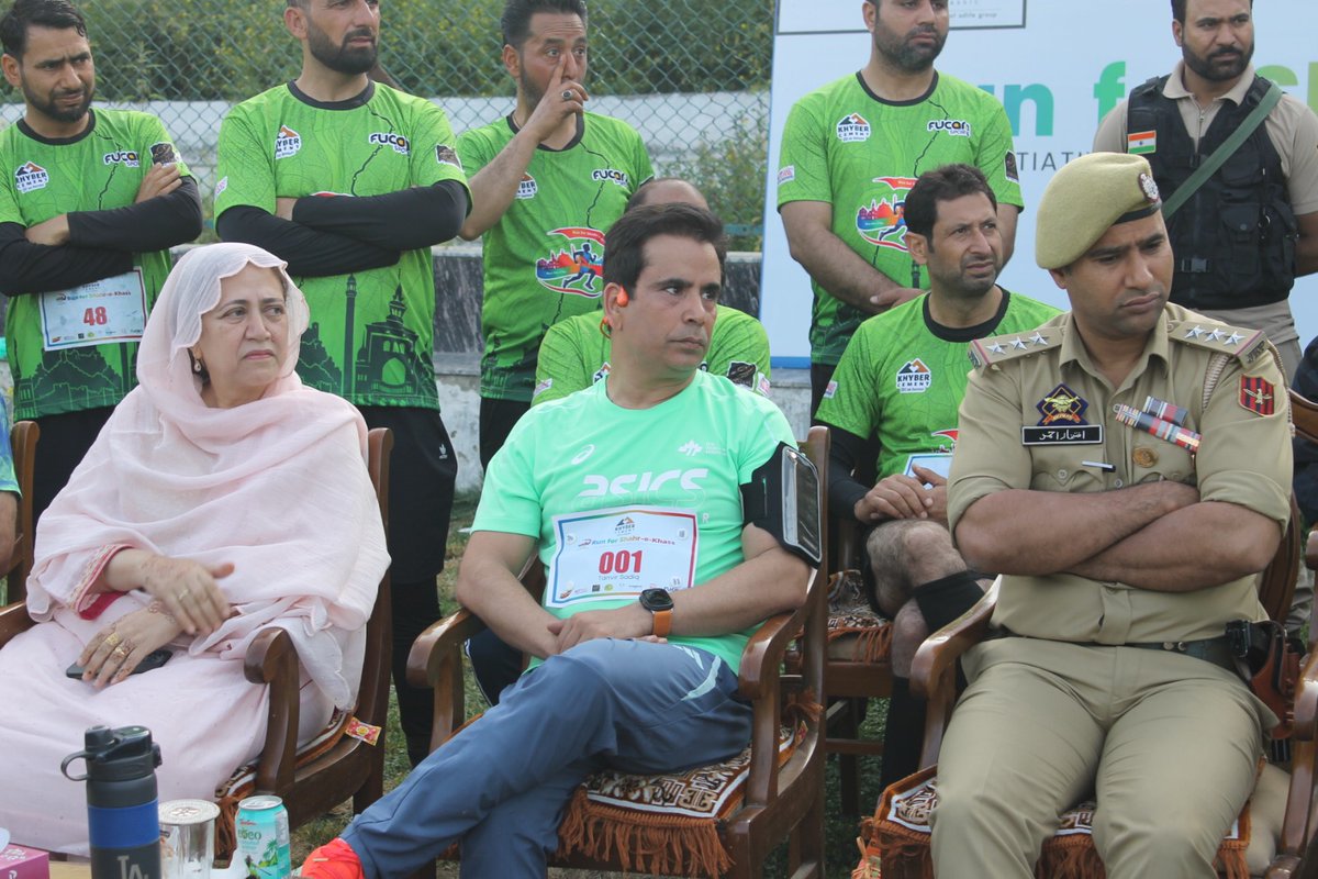 IcscOfficial's tweet photo. https://t.co/TaEaqL6cAv. 
“Run for Sher-i-Khas” concludes at Islamia College. The run was led by Hon’ble MLA Zadibal, Jinab Tanvir Sadiq. https://t.co/ElwFHdVp4w