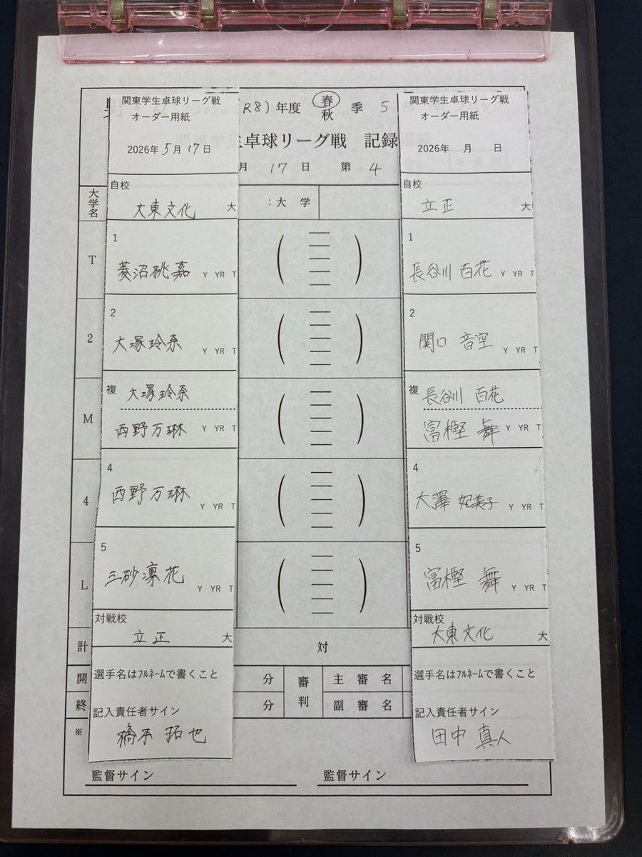 rissyott's tweet photo. 春季関東学生リーグ女子5部B
第4試合 立正大学対大東文化大学
応援よろしくお願いします！ https://t.co/qBwWFMYi0M
