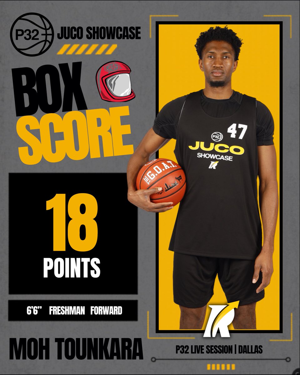 JC4PT's tweet photo. 6’8” freshman forward Moh Tounkara of Lee College dominated on both ends of the floor at the P32 JUCO Showcase, finishing with 18 points, multiple blocks, and a dominant presence on the glass.

College coaches can find and track him now on the Revocruit software. https://t.co/nZRBmzl9ez