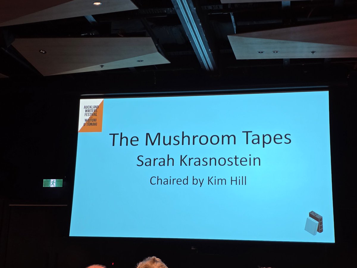 eMPOWERedNZ's tweet photo. Loved the conversation between Sarah &amp; Kim Hill (miss you) as much as I enjoyed the book!  Thanks #AWF26 @AklWritersFest
#128
#LitCrit https://t.co/IpuMSOF5e8