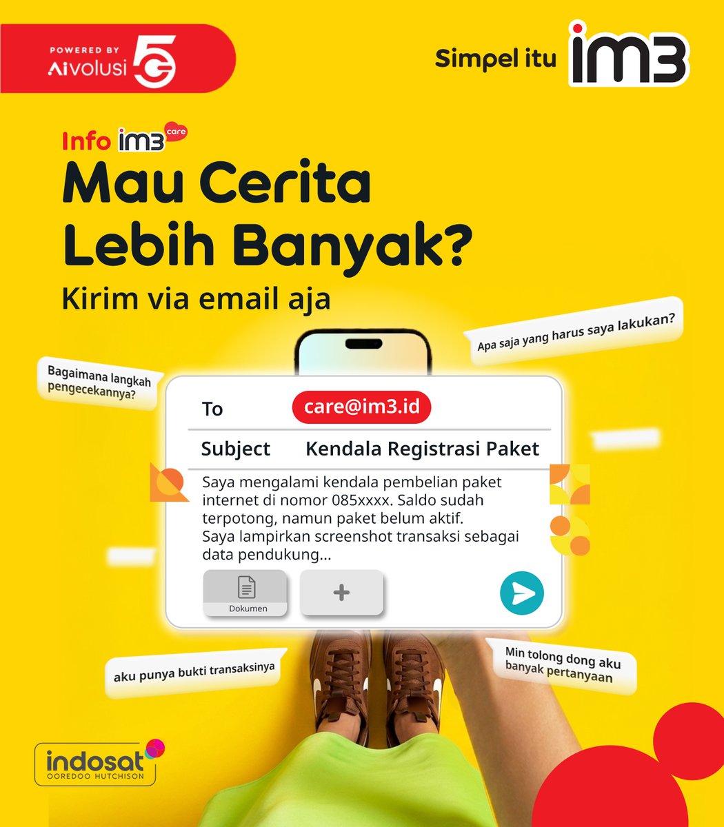 IM3 Care tweet media