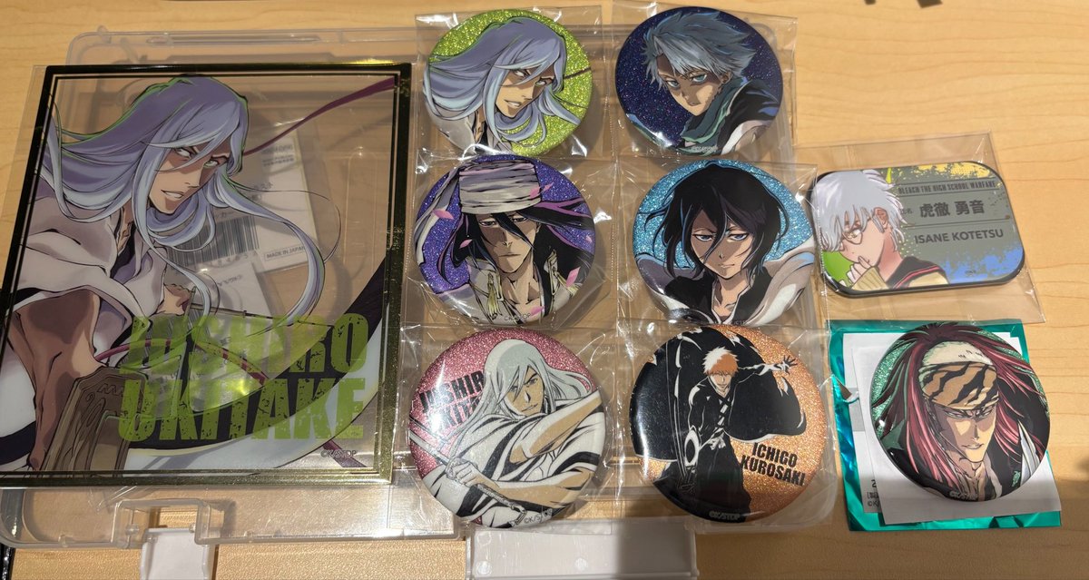 交換・譲渡】 BLEACH WORLD 東京凱旋 namco 缶バッジ CALL YOUR NAME
