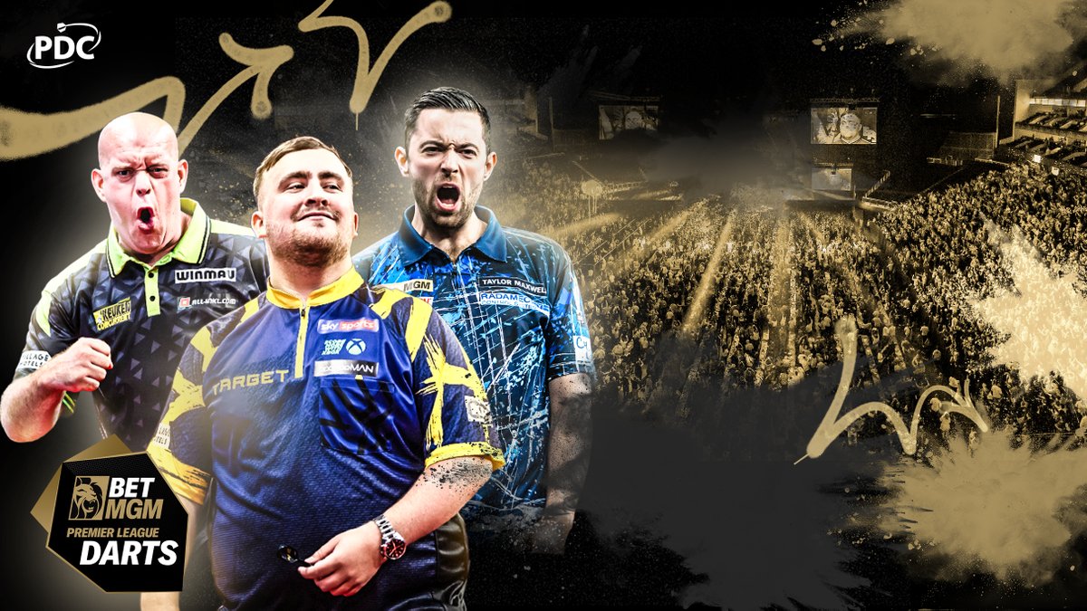 sheffieldweekly's tweet photo. Premier League Darts at Utilita Arena on Thursday - last league night before the Play-Offs.

Humphries and Price fighting for third. Littler waiting at The O2. Tickets nearly gone.

Full week's picks Sunday → https://t.co/49oLhAinvS https://t.co/hA30BzNkac