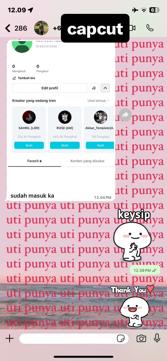 uti - CHAT KE WA tweet media