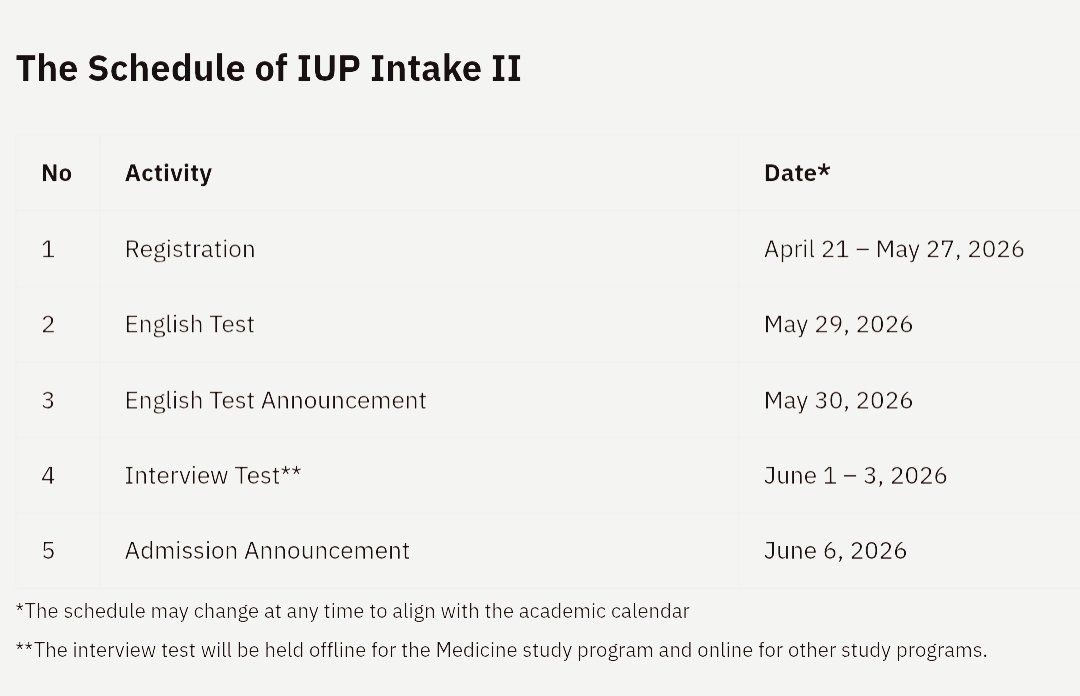 IUPMockTest's tweet photo. Dear IUP UB Intake II fighters 

Our online private classes are available for you to prepare :

1. English Test 
2. Interview : NON FK
3. MMI : FK

📝 90 minutes 150K &amp; 60 minutes 100K

📲 089671700295

#IUPUB #IUPUBIntakeII https://t.co/AOOo5It7kW