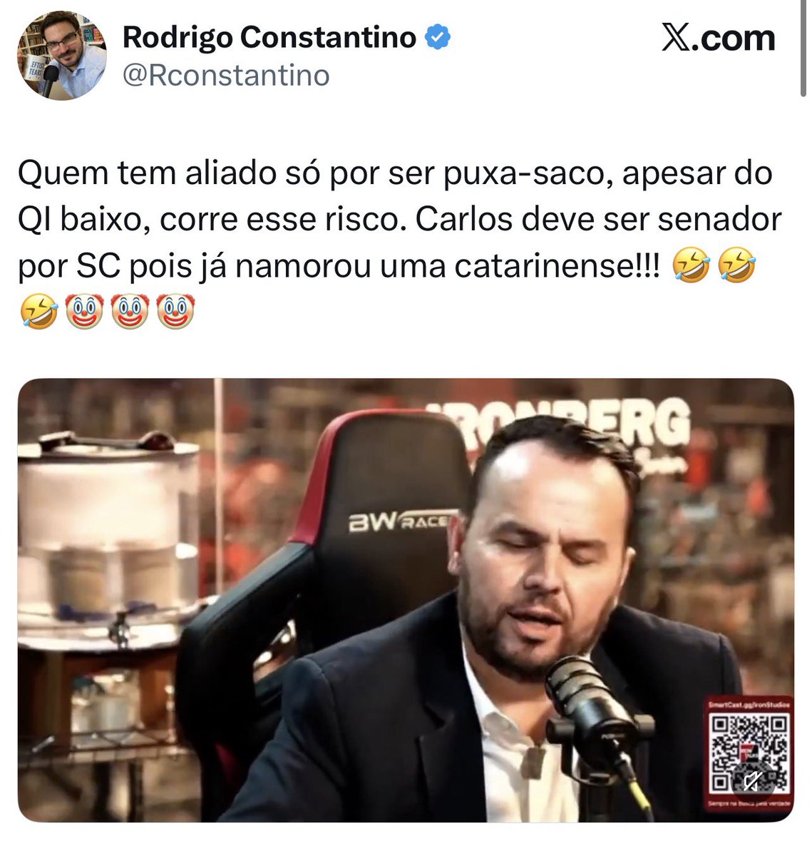 Gil Diniz tweet media