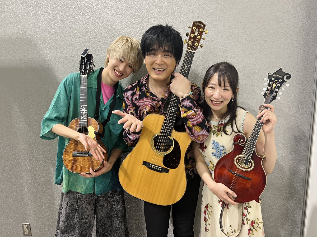 マンドリン×ギター×ウクレレ🍃のコラボ🥰