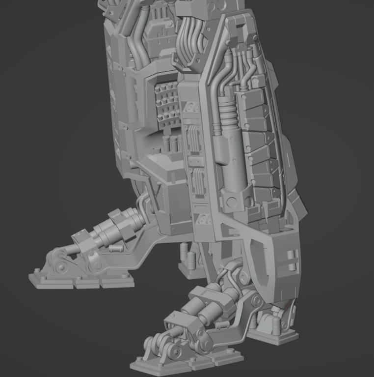 minitype00's tweet photo. BlenderでAV-09Plusの内部フレームをモデリング(6)
パンフレットの設定画を見ながら不明だった箇所と
上半身のディテールの追加を行いつつ
新たに肩と腕の付け根のラフモデリング
モデリングしてもしても終わらない(^^;)

#パトレイバーEZY
#b3d https://t.co/PxmjEJtOIa